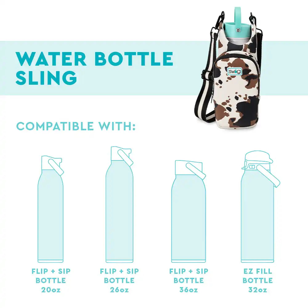 Roller Rink Water Bottle Sling