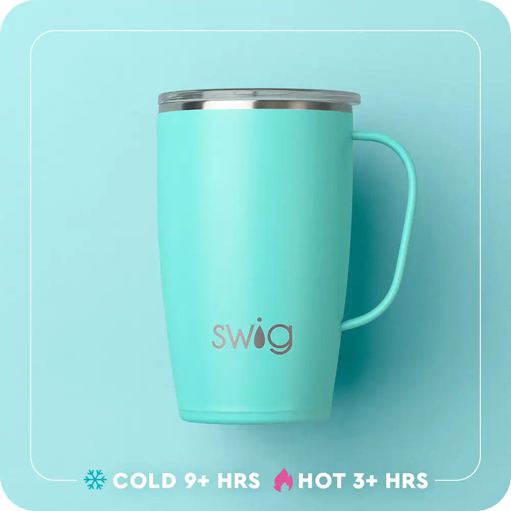 White Travel Mug 18oz