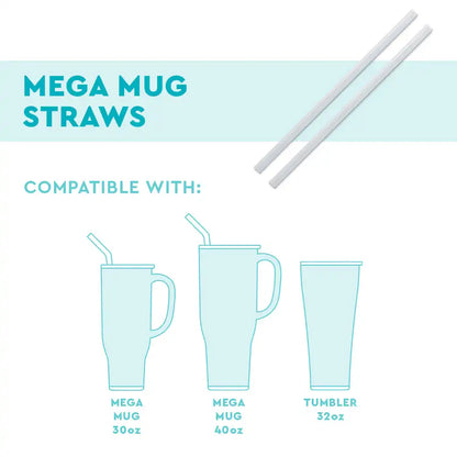 Replacement Straws 2-Pack Mega Mugs
