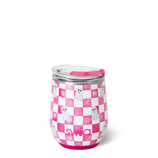 Ghost Check Stemless Wine 12oz