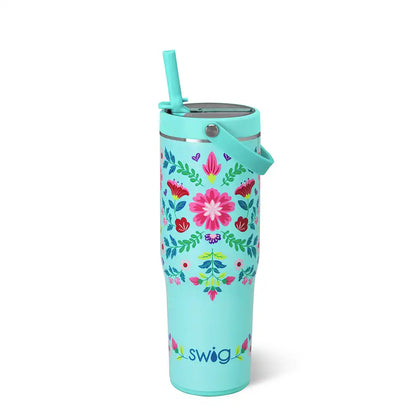 Flora Azul To-Go Tumbler 30oz