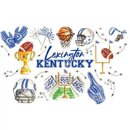 Tailgates in Lexington Plastic Tumbler 24oz