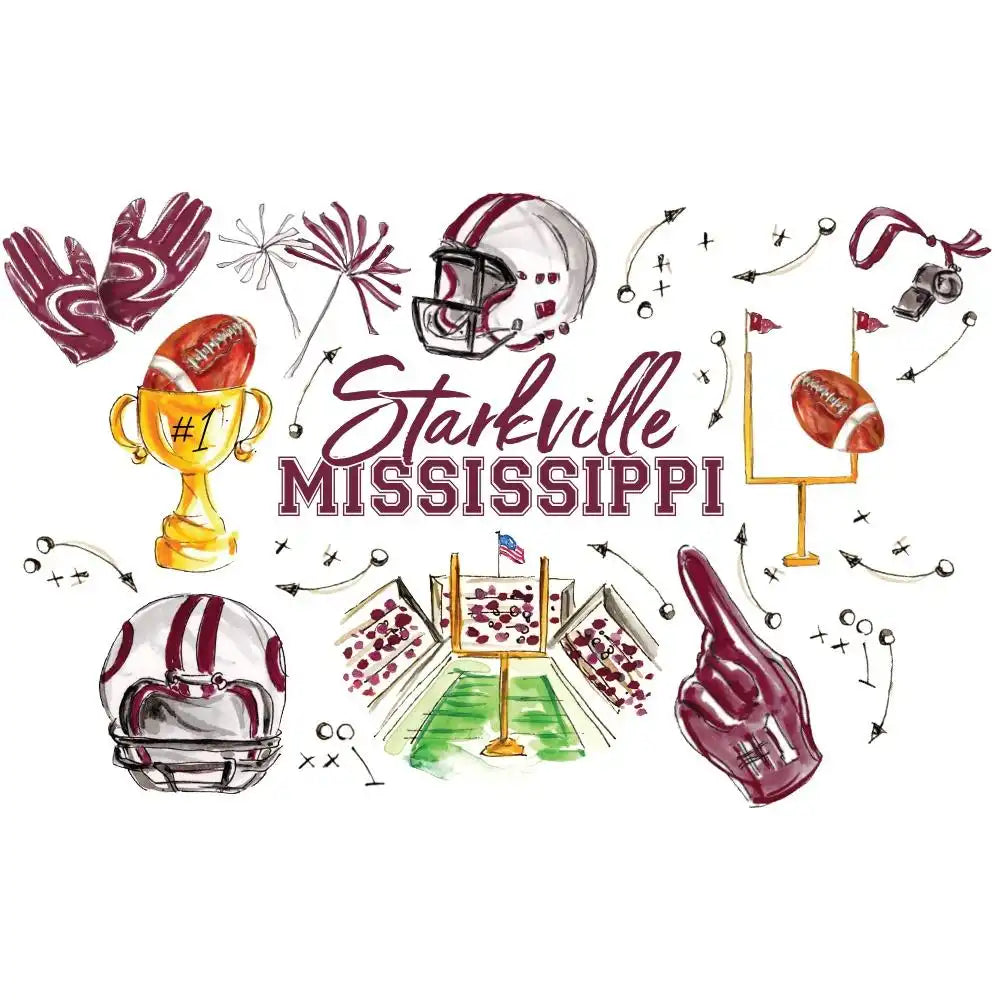 Tailgates in Starkville Mega Mug 40oz