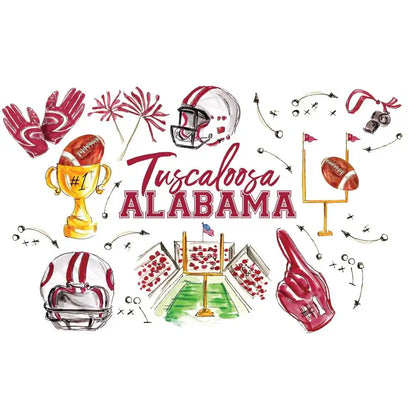 Tailgates in Tuscaloosa Frost Flex Cup 20oz (Set of 8)