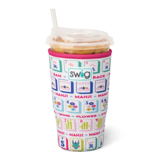 Mahjong Tiles Large Iced Cup Coolie