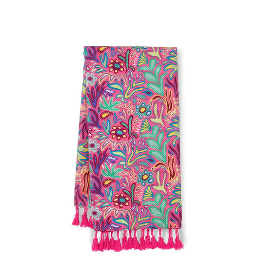Flora Rosa Tea Towel