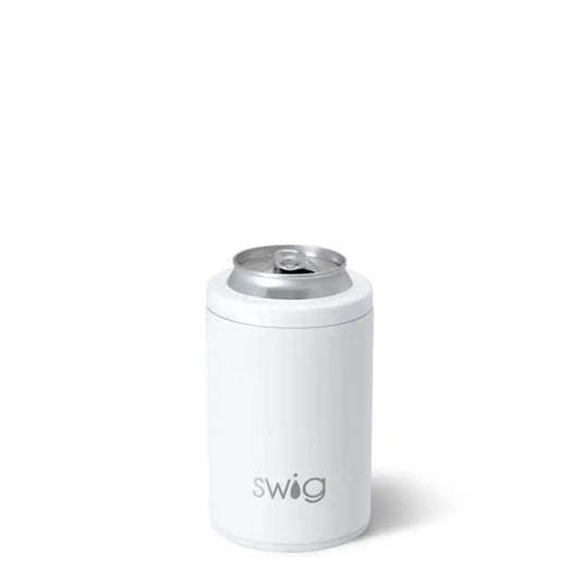 White Can + Bottle Cooler 12oz