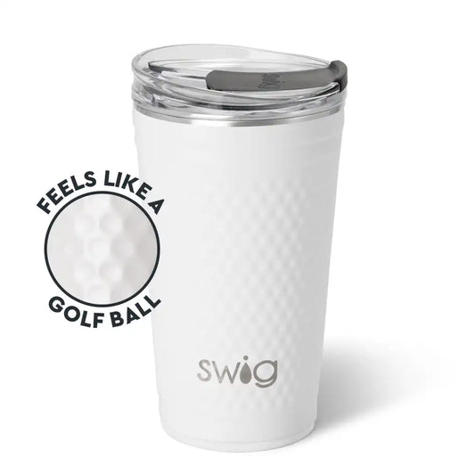 White Golf Ball Party Cup 24oz