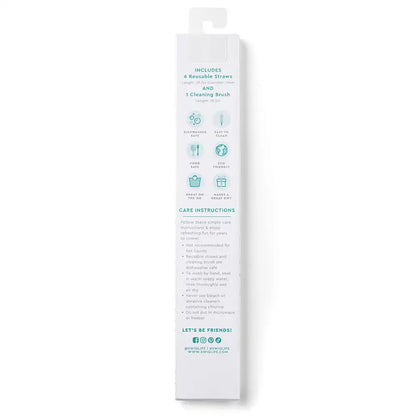 Oh My Stars Reusable Straw Set